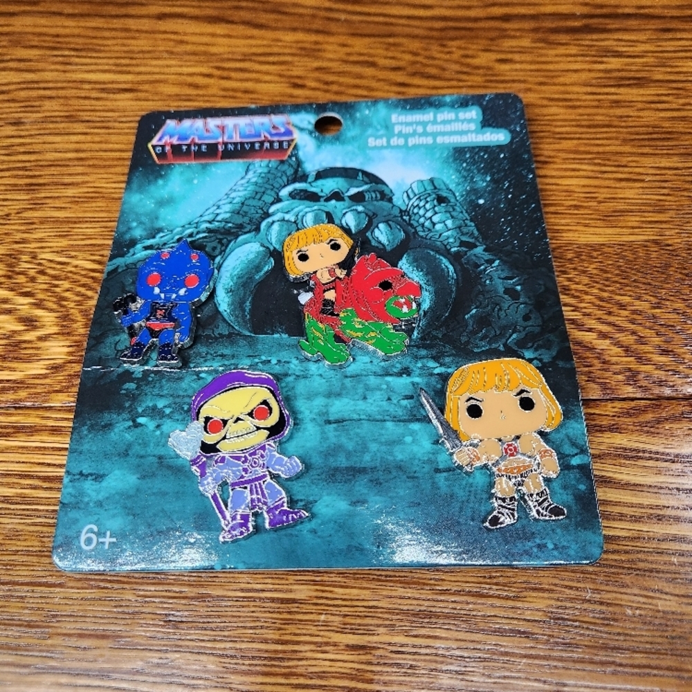 Masters of the Universe Funko Pop! Enamel Pin Set - Multicolor